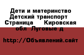 Дети и материнство Детский транспорт - Страница 3 . Кировская обл.,Луговые д.